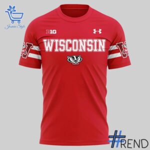 Refresh your collection with the timeless 2 2025 Throwback Uniforms Wisconsin Football T Shirt.