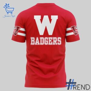 Refresh your collection with the timeless 3 2025 Throwback Uniforms Wisconsin Football T Shirt.