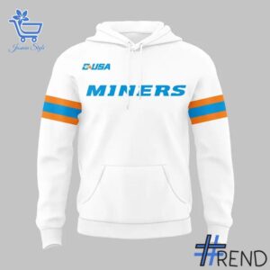 Versatile rd Homecoming UTEP Miners Football Hoodie perfect for casual and sporty looks.
