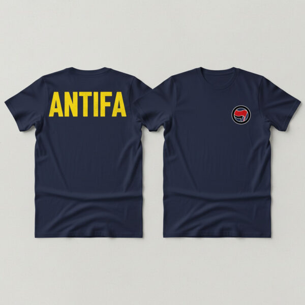 Stylish ANTIFA yellow logo T Shirt designed for all-day comfort.