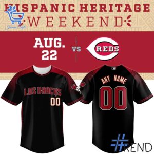 Refresh your collection with the timeless Arizona Diamondbacks Hispanic Heritage Baseball jersey.