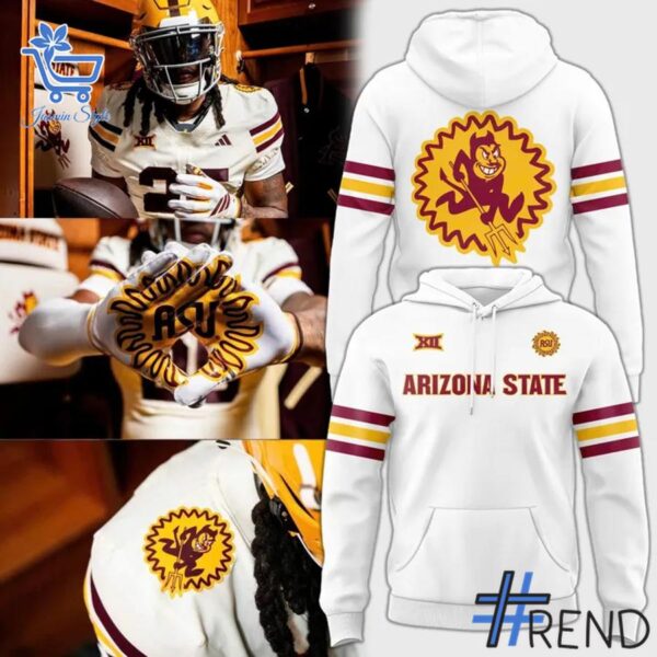 Trendy Arizona State Sun Devils Throwback Hoodie perfect for casual and streetwear outfits.