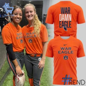 Refresh your collection with the timeless Auburn Tigers War Eagle T shirt.