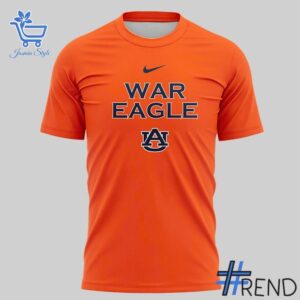 Refresh your collection with the timeless Auburn Tigers War Eagle T shirt.