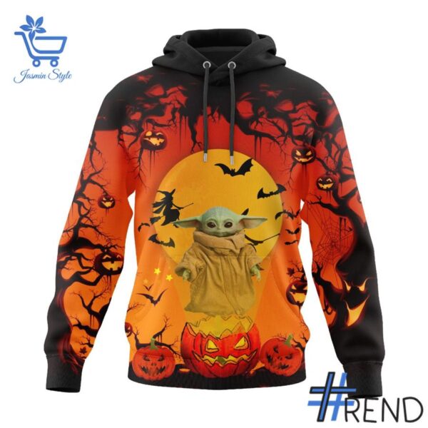 The Baby Yoda Star Wars Shirt Hoodie adds a colorful spark to your wardrobe.
