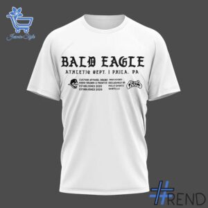 Stylish Bald Eagle Athletic Dept Philadelphia Eagles T Shirt designed for all-day comfort.