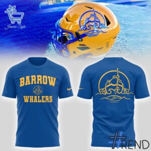 Take on every challenge with the Barrow Whaler Football Shirt Hoodie.