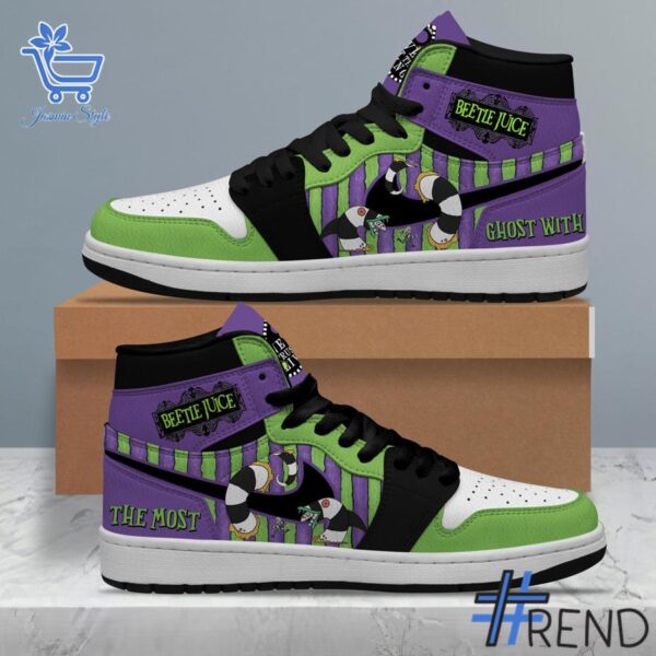 Stylish Beetlejuice Ghost With The Most Air Jordan High Top Shoes designed for all-day comfort.