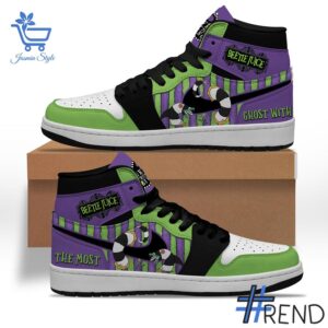 Stylish Beetlejuice Ghost With The Most Air Jordan High Top Shoes designed for all-day comfort.