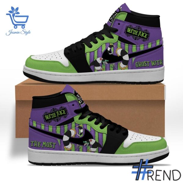 Stylish Beetlejuice Ghost With The Most Air Jordan High Top Shoes designed for all-day comfort.