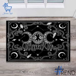 Refresh your collection with the timeless 1 Blessed Be Witch Doormat.