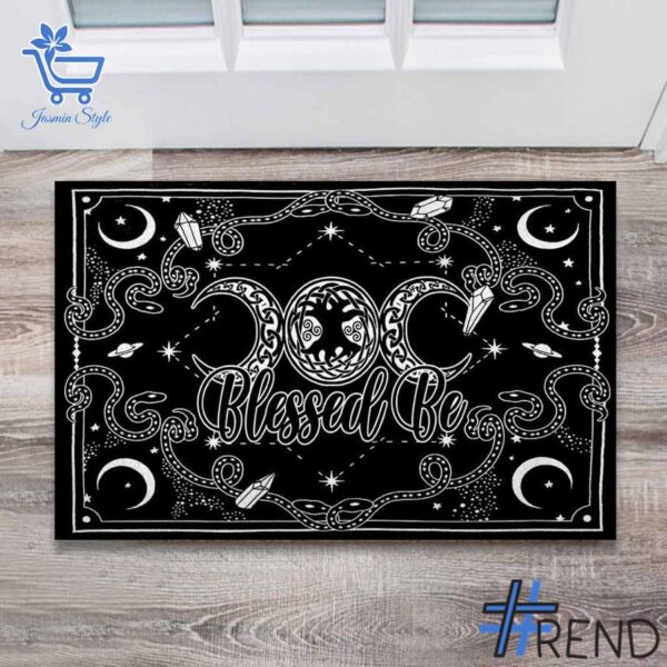 Refresh your collection with the timeless 1 Blessed Be Witch Doormat.