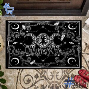Refresh your collection with the timeless 3 Blessed Be Witch Doormat.