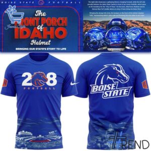 Stylish Boise State Broncos football The Front Porch Of Idaho Shirt designed for all-day comfort.