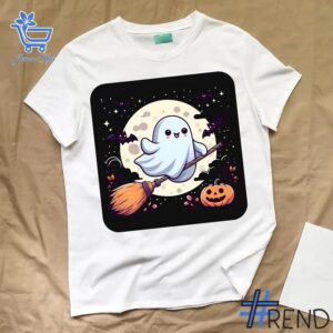 The Boo Cute Halloween Shirt adds a colorful spark to your wardrobe.