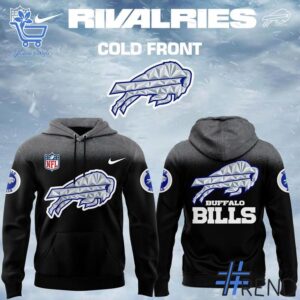 The Buffalo Bills Rivalries Cold Front Hoodie adds a colorful spark to your wardrobe.