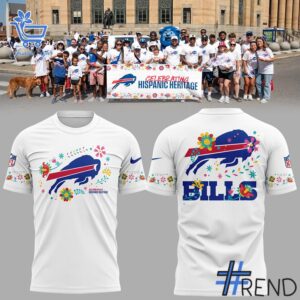 Refresh your collection with the timeless 1 Buffalo Bills Hispanic Day Parade Shirt.