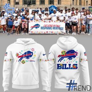 Refresh your collection with the timeless 2 Buffalo Bills Hispanic Day Parade Shirt.