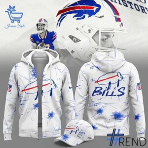 The Buffalo Bills Sesigned By Patients At Buffalo s Oishei Children s Hospital Hoodie jpg adds a colorful spark to your wardrobe.