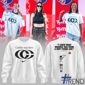 The Caitlin Clark Caitlin was here Indiana Fever Shirt is built for bold street style.