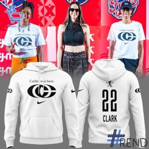 Trendy Caitlin Clark's Indiana Fever Hoodie perfect for casual and streetwear outfits.