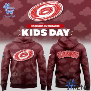 Stylish Carolina Hurricanes Kids Day Hoodie designed for all-day comfort.