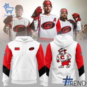 Comfortable Carolina Hurricanes Strutting Stormy Road Uniform Hoodie designed with attention to detail.