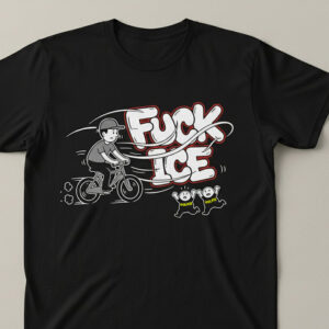 Versatile Chiago delivery rider FUCK ICE Shirt perfect for casual and sporty looks.