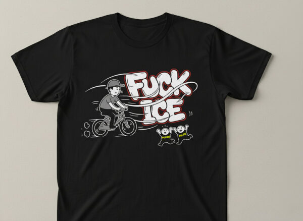 Versatile Chiago delivery rider FUCK ICE Shirt perfect for casual and sporty looks.