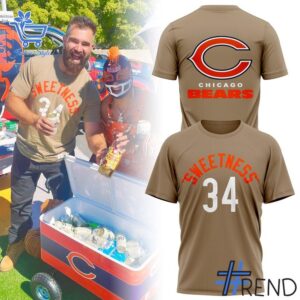 The Chicago Bears Sweetness Shirt adds a colorful spark to your wardrobe.
