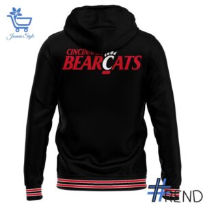The Cincinnati Bearcats Football Hoodie adds a colorful spark to your wardrobe.