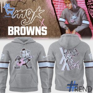 Experience the sleek design of the Cleveland Browns MGK Hoodie.