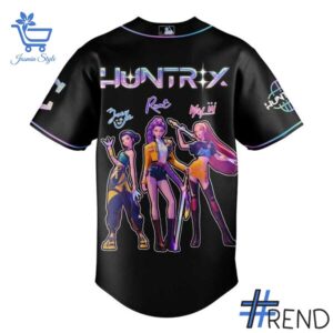 The Cleveland Guardians KPop Demon Hunters Jersey adds a colorful spark to your wardrobe.