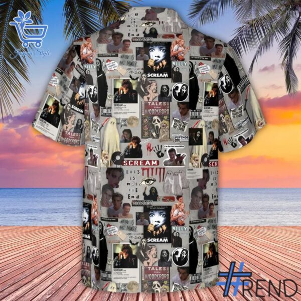 The Crime Scene Scream poster Hawaiian Shirt is built for bold street style.