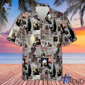 The Crime Scene Scream poster Hawaiian Shirt is built for bold street style.