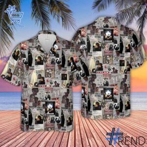 The Crime Scene Scream poster Hawaiian Shirt is built for bold street style.