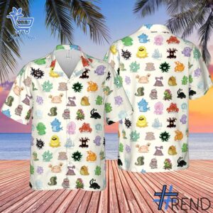 Stylish Cute Monsters HP Hawaiian Shirt designed for all-day comfort.
