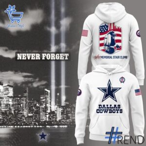 Versatile Dallas Cowboys Memorial Stair Club Shirt perfect for casual and sporty looks.