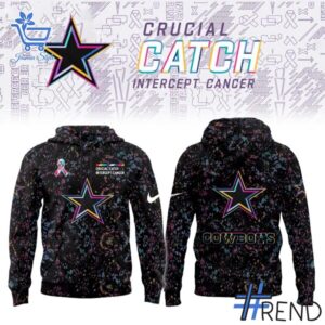 Stylish Dallas Cowboys NFL Crucial Catch Hoodie designed for all-day comfort.