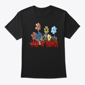 Trendy Death Metal Flowers Shirt perfect for casual and streetwear outfits.