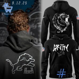 Stylish Detroit Lions Football Collab House of Hutch Hoodie designed for all-day comfort.