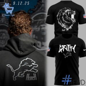 Stylish Detroit Lions Football Collab House of Hutch Hoodie designed for all-day comfort.