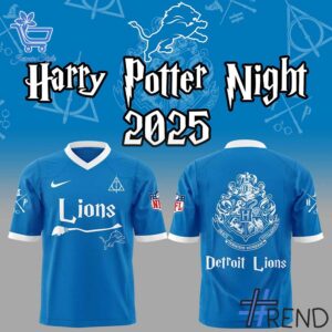 The 1 Detroit Lions Harry Potter 2025 Shirt brings street-ready confidence to everyday outfits.