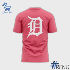 Refresh your collection with the timeless Detroit Tigers Cancer Day Pink T Shirt.