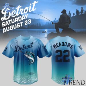 The Detroit Tigers Parker Meadows Jersey is built for bold street style.