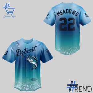 The Detroit Tigers Parker Meadows Jersey is built for bold street style.