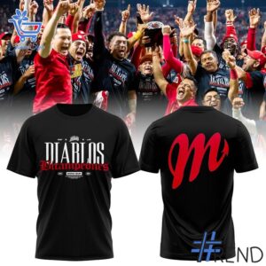 The Diablos Rojos del México LMB Bicampeones T Shirt adds a colorful spark to your wardrobe.