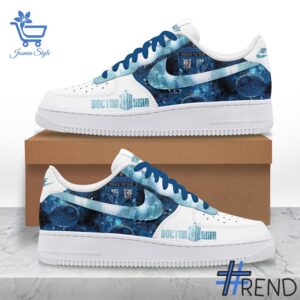 The Doctor Who white Air Force Shoes is built for bold street style.