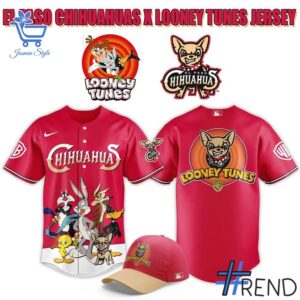 The El Paso Chihuahuas Looney Tunes Baseball Jersey is built for bold street style.