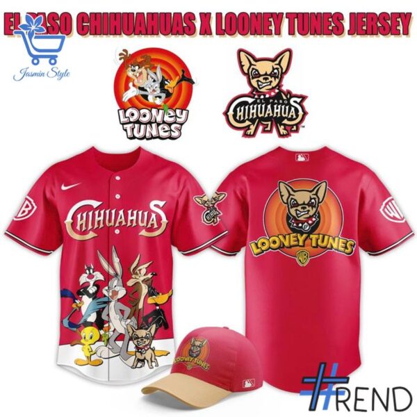 The El Paso Chihuahuas Looney Tunes Baseball Jersey is built for bold street style.